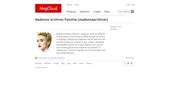 Desktop Screenshot of madonnaarchives.magcloud.com