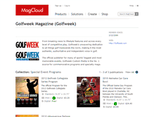 Tablet Screenshot of golfweek.magcloud.com
