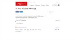 Desktop Screenshot of 48hrmag.magcloud.com