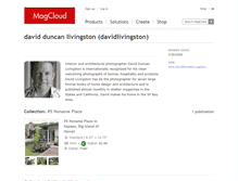 Tablet Screenshot of davidlivingston.magcloud.com