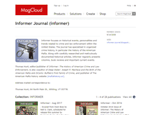 Tablet Screenshot of informer.magcloud.com