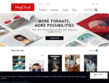 Tablet Screenshot of magcloud.com